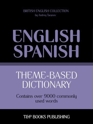 cover image of Theme-Based Dictionary